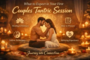 Discover what happens in your first couples tantric session, including benefits, process, and how to prepare for a relaxing experience.