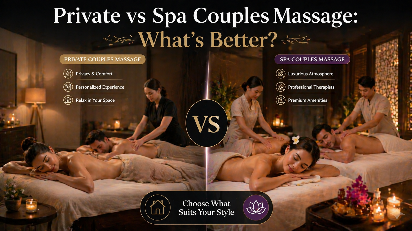 Private vs Spa Couples Massage: What’s Better?