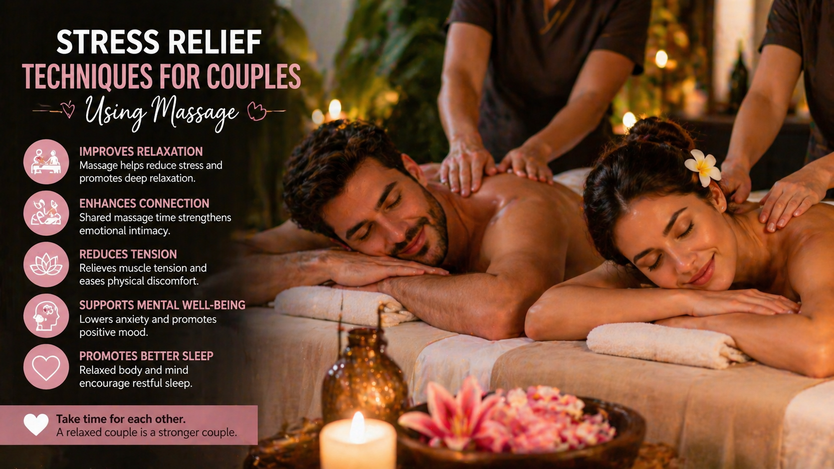 Stress Relief Techniques for Couples Using Massage