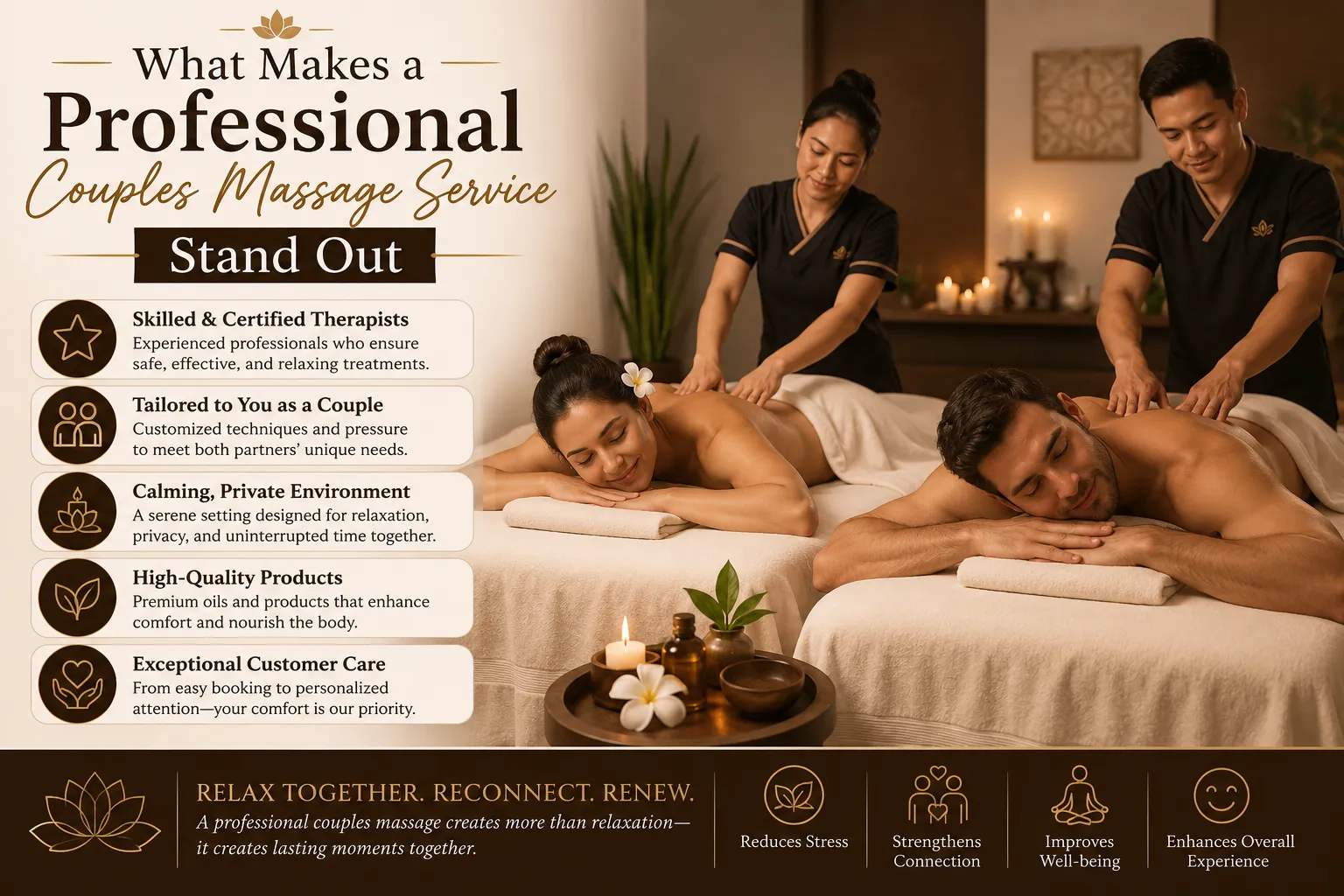 What Makes a Professional Couples Massage Service Stand Out