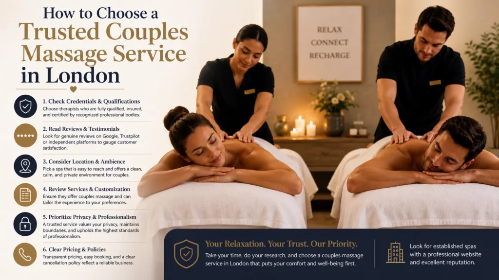 How to Choose a Trusted Couples Massage Service in London