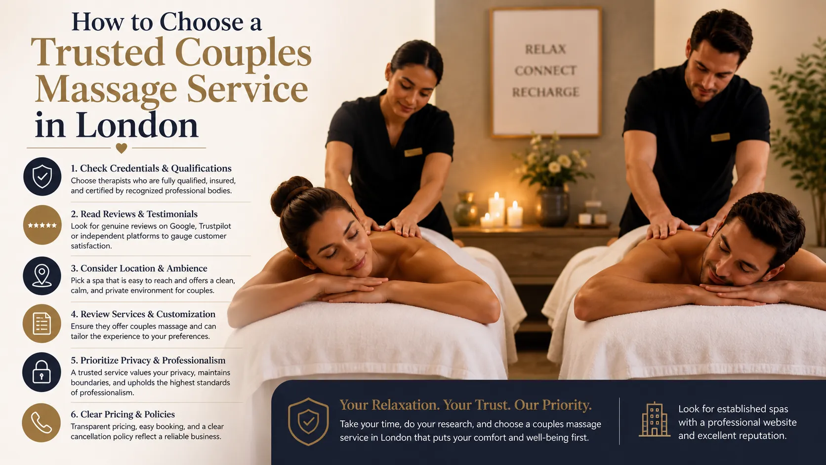 How to Choose a Trusted Couples Massage Service in London